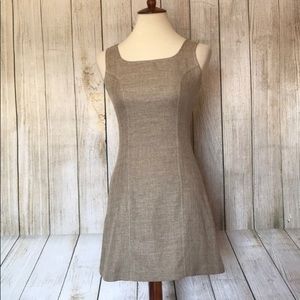 Tan sheath style dress